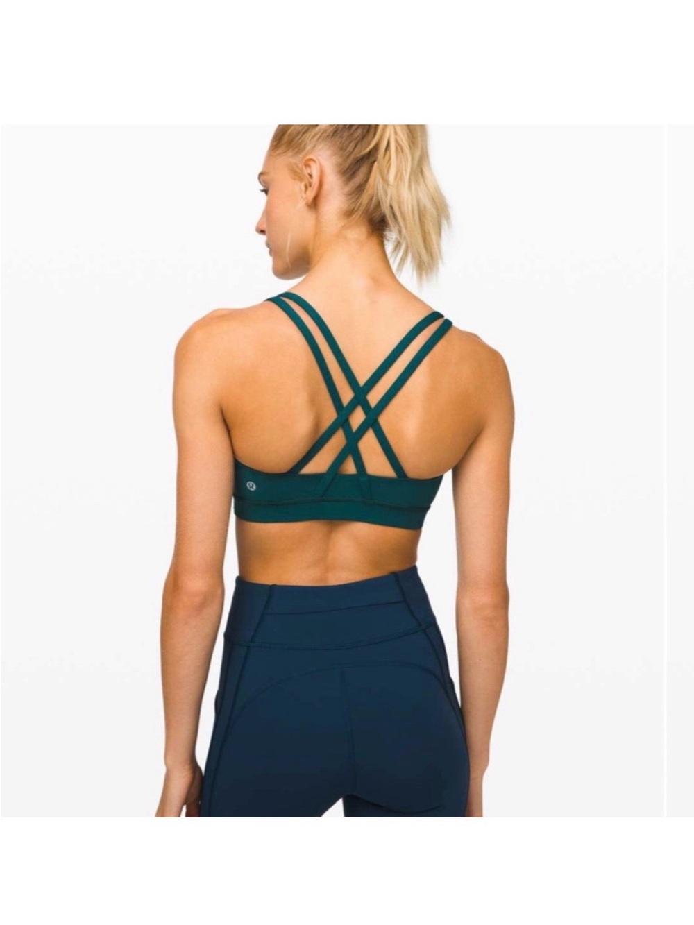 Lululemon Teal Energy Sports Bra - Medium Support (B-D Cups)